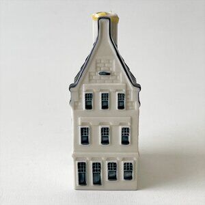 KLM Airlines Dutch Blue Delft House by BOLS #31 Amsterdam 2002 Empty